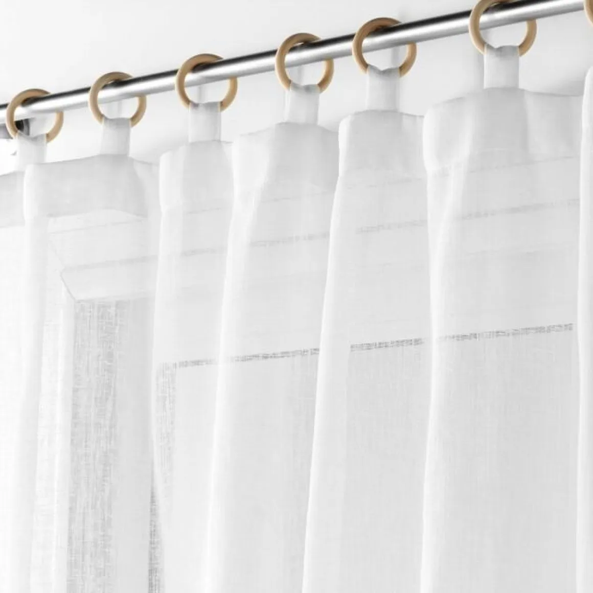 PANNEAU OEILLETS BOIS 140X240CM MINALISA BLANC