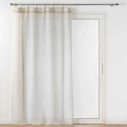 PANNEAU OEILLETS BOIS 140X240CM TISSE ET FANTAISIE MILEO LIN