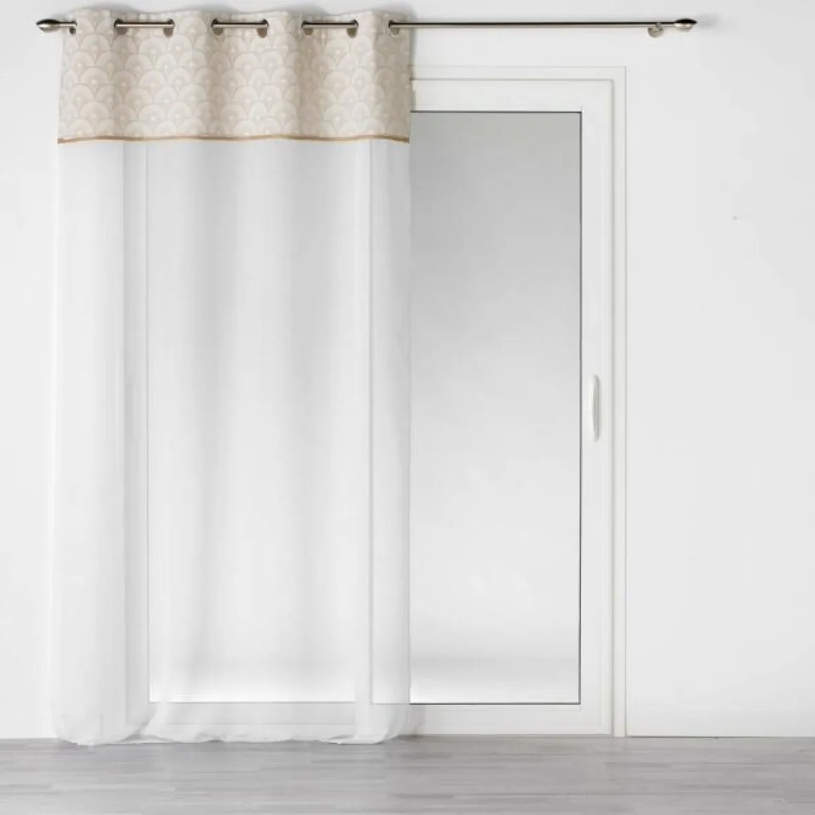 PANNEAU OEILLETS 140X240CM BAHINA BLANC