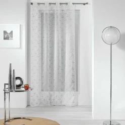 PANNEAU OEILLETS 140X240CM BRODE OLYMPIA GRIS