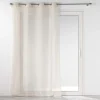 PANNEAU OEILLETS 140X240CM EFFET LIN TISSE NORINE