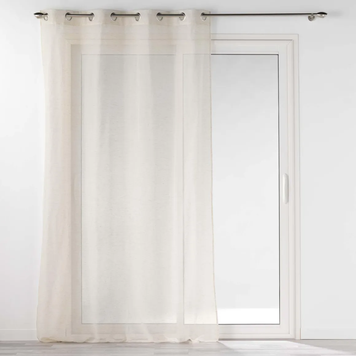 PANNEAU OEILLETS 140X240CM EFFET LIN TISSE NORINE