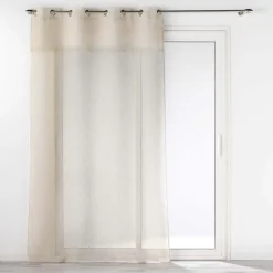 PANNEAU OEILLETS 140X240CM EFFET LIN ELEANIA