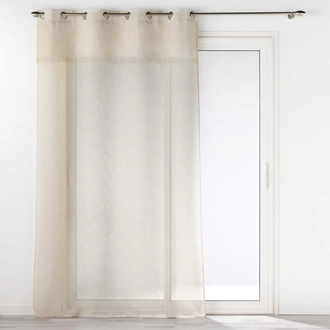 PANNEAU OEILLETS 140X240CM EFFET LIN ELEANIA