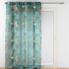 PANNEAU OEILLETS 140X240CM METALLISE ORNELLA EMERAUDE