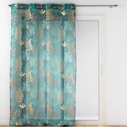 PANNEAU OEILLETS 140X240CM METALLISE ORNELLA EMERAUDE