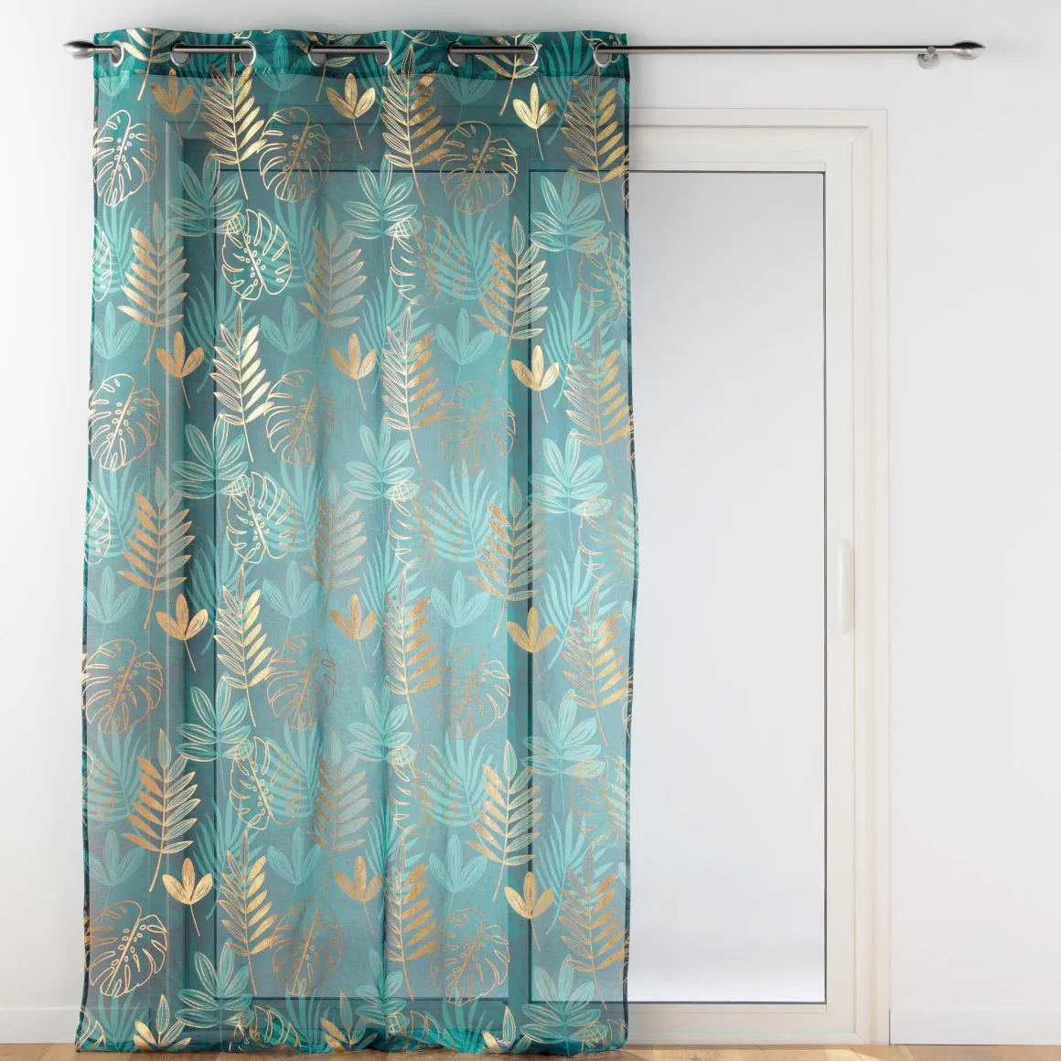 PANNEAU OEILLETS 140X240CM METALLISE ORNELLA EMERAUDE