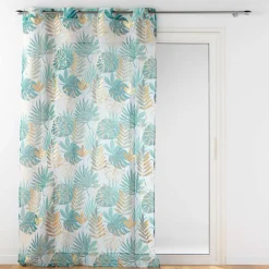 PANNEAU OEILLETS 140X240CM METALLISE ORNELLA BLANC