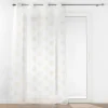 PANNEAU OEILLETS 140X240CM METALLISE SIXTINE OR