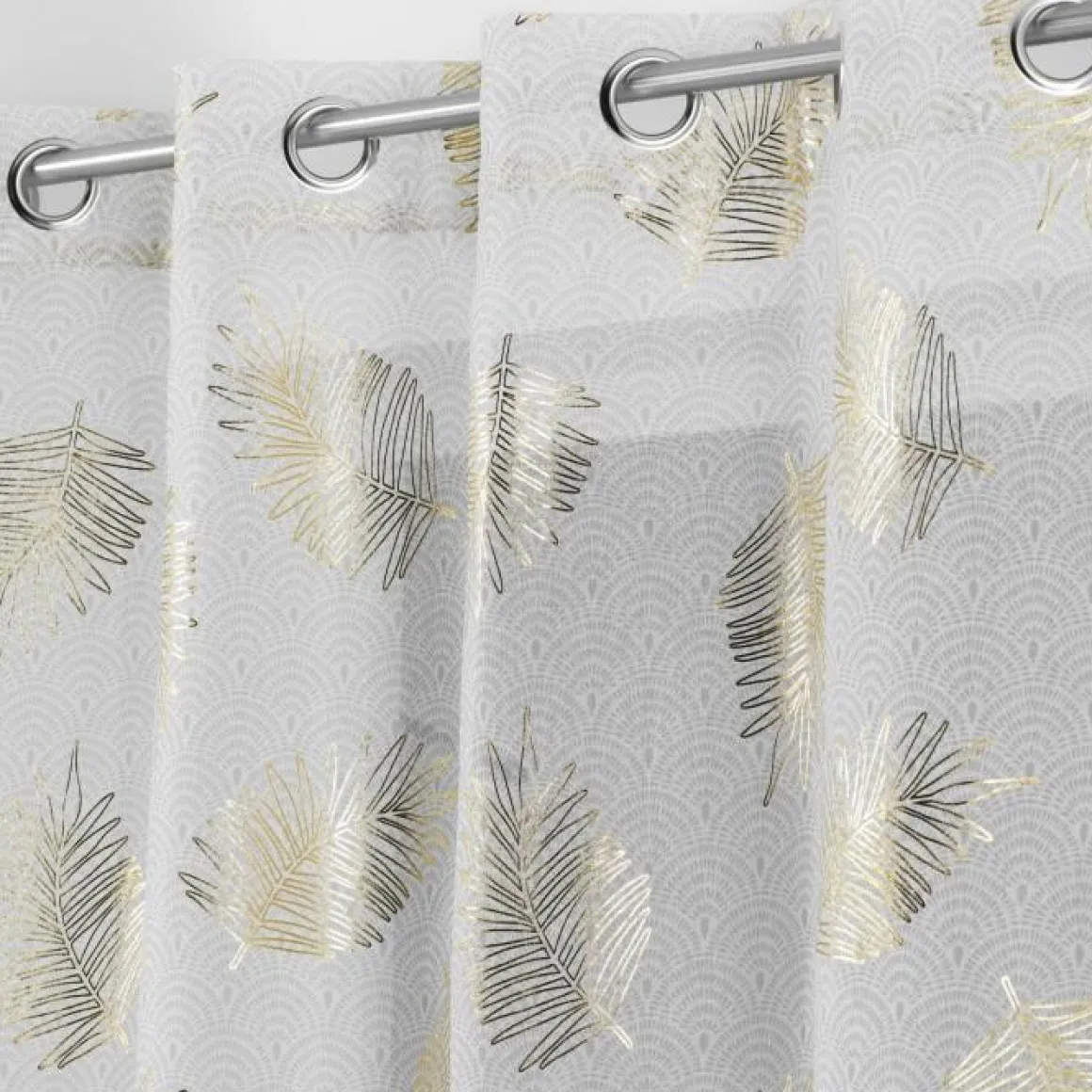 PANNEAU OEILLETS 140X240CM METALLISE SUNNY GOLD
