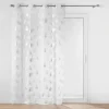 PANNEAU OEILLETS 140X240CM VOILE EDELIA ARGENT