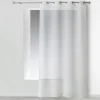 PANNEAU OEILLETS 140X240CM VOILE SABLE POUPETTE BLANC