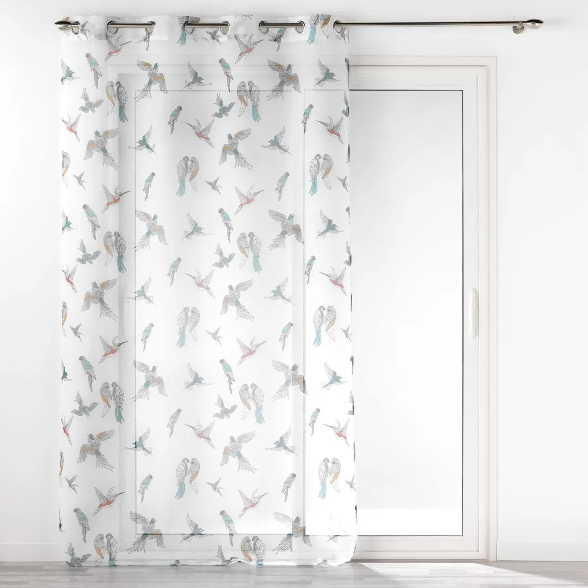 PANNEAU OEILLETS 140X240CM VOILE SABLE IMPRIME ENVOLIA