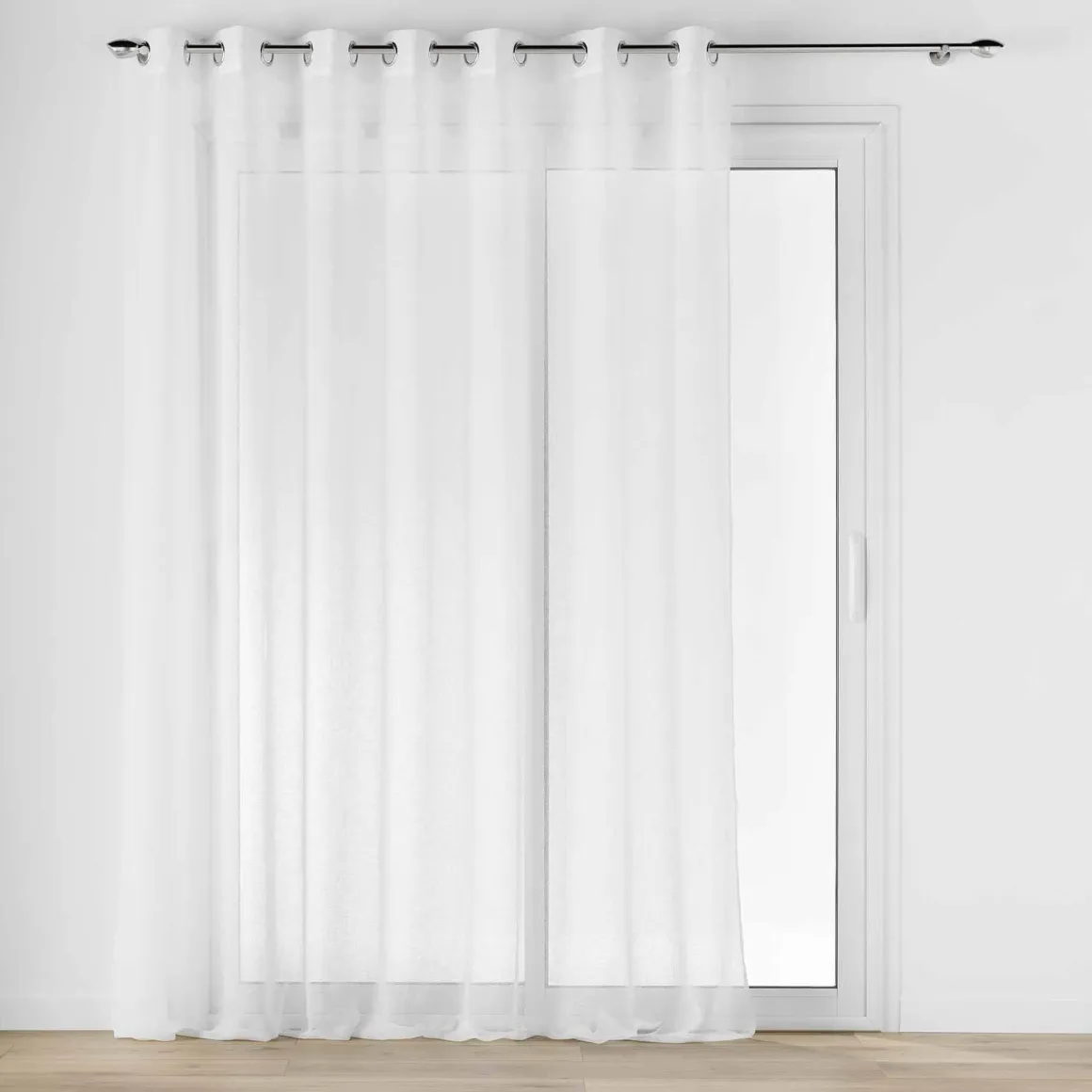 PANNEAU OEILLETS 240X240CM VOILE TISSE CARLIN NATUREL