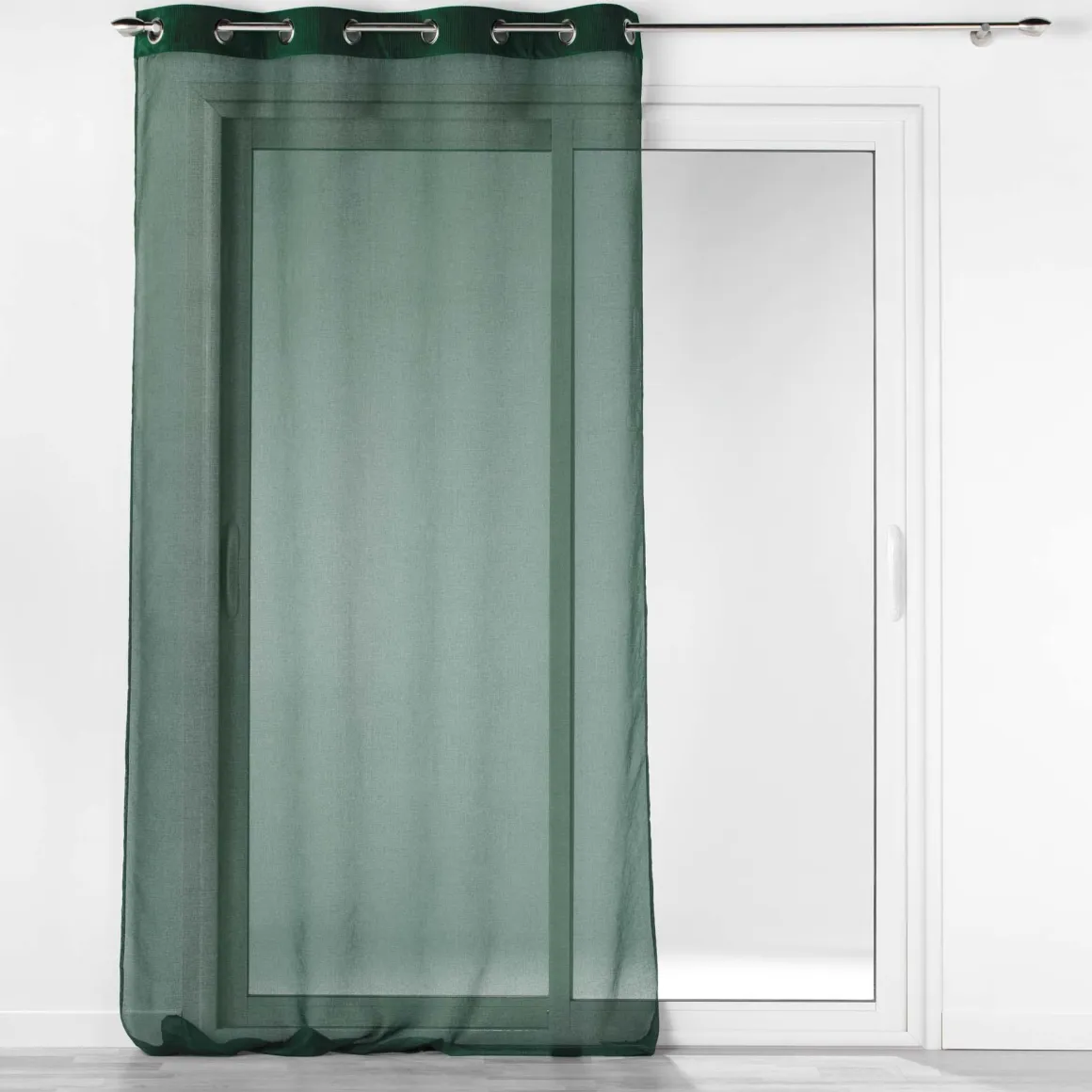 PANNEAU OEILLET 140X240CM SABLE ET VELOURS CASUAL VERT