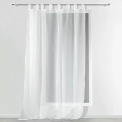 PANNEAU PASSANTS 135X240CM VOILE UNI VOILINE BLANC