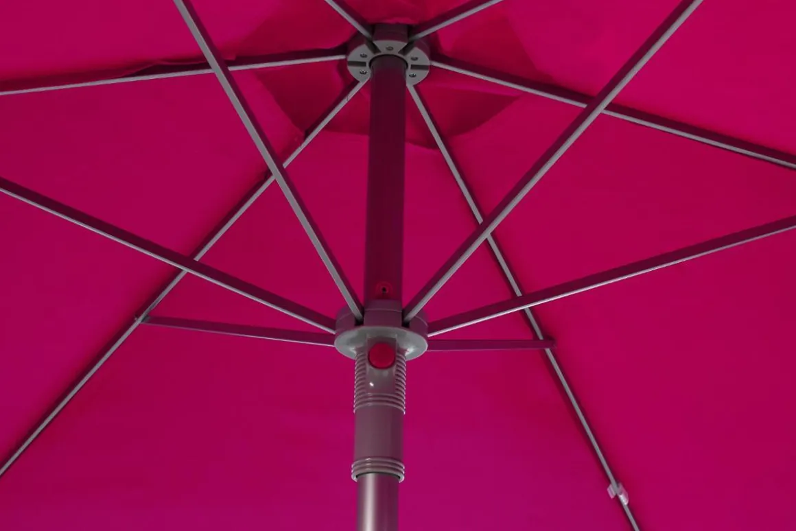 PARASOL ANZIO 2X2M FRAMBOISE