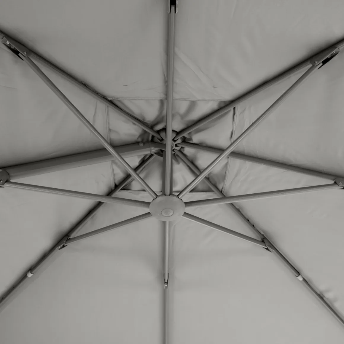 PARASOL DECENTRE ELEA 3X3M ARDOISE