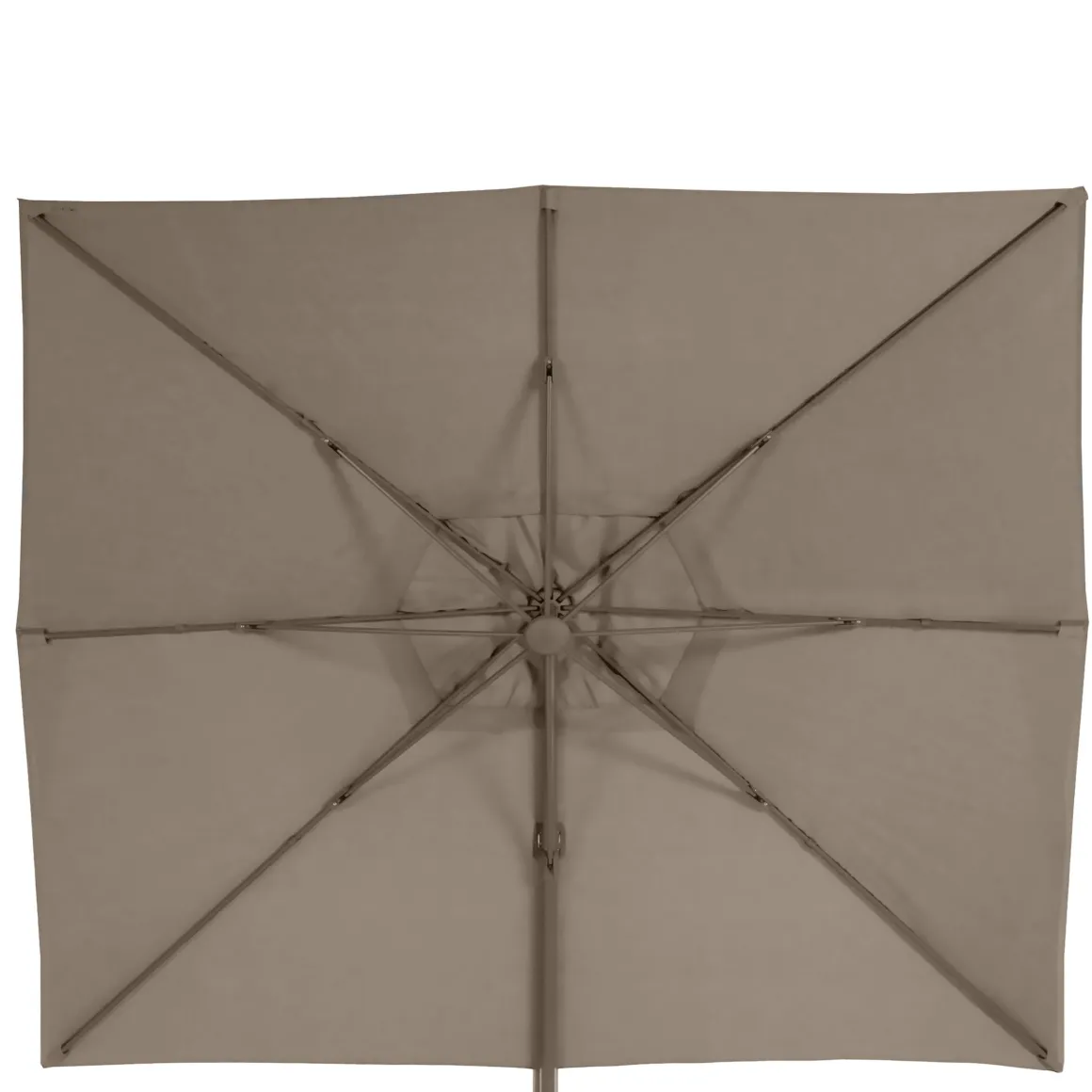 PARASOL DECENTRE ELEA 3X4M INCLINABLE NOISETTE