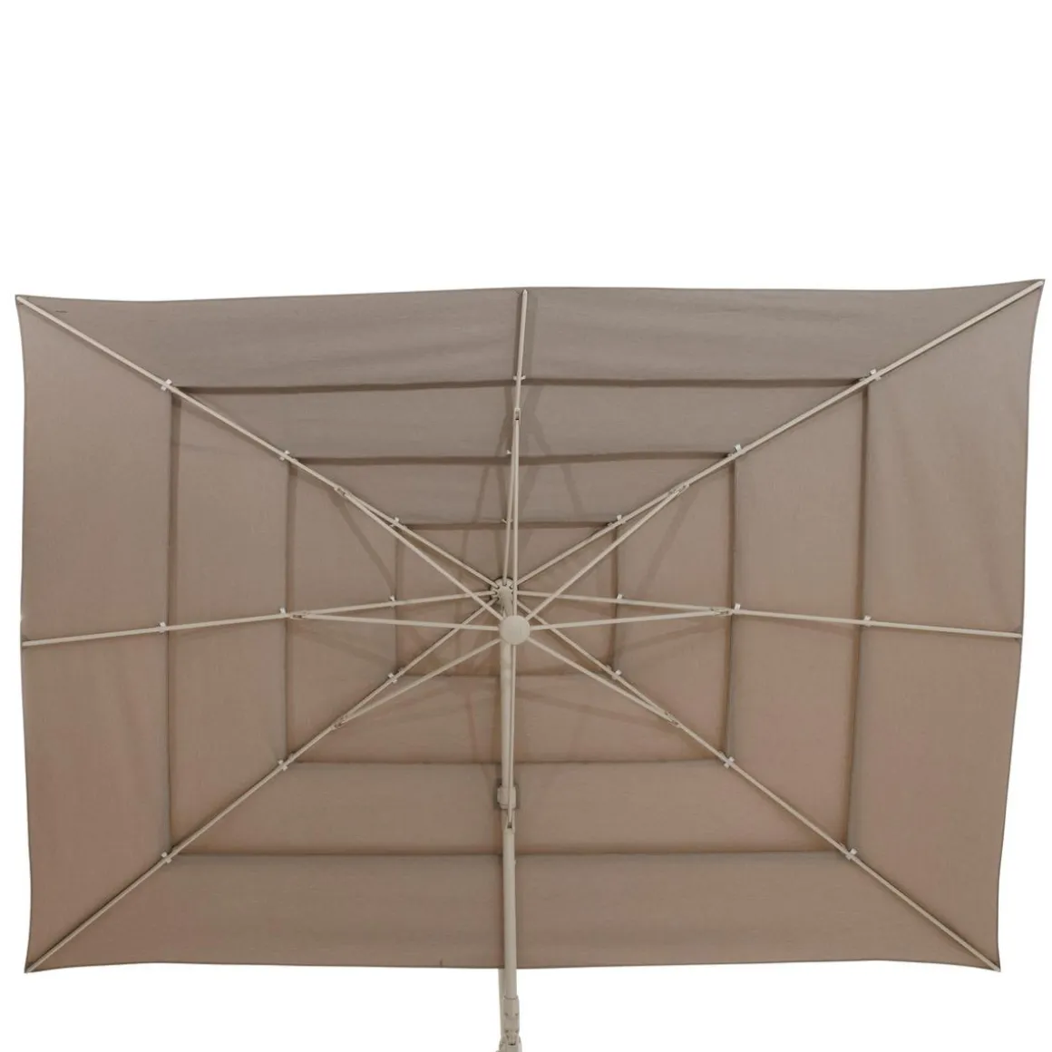 PARASOL DECENTRE MELHIA 4X3M MULTI TOILE LIN