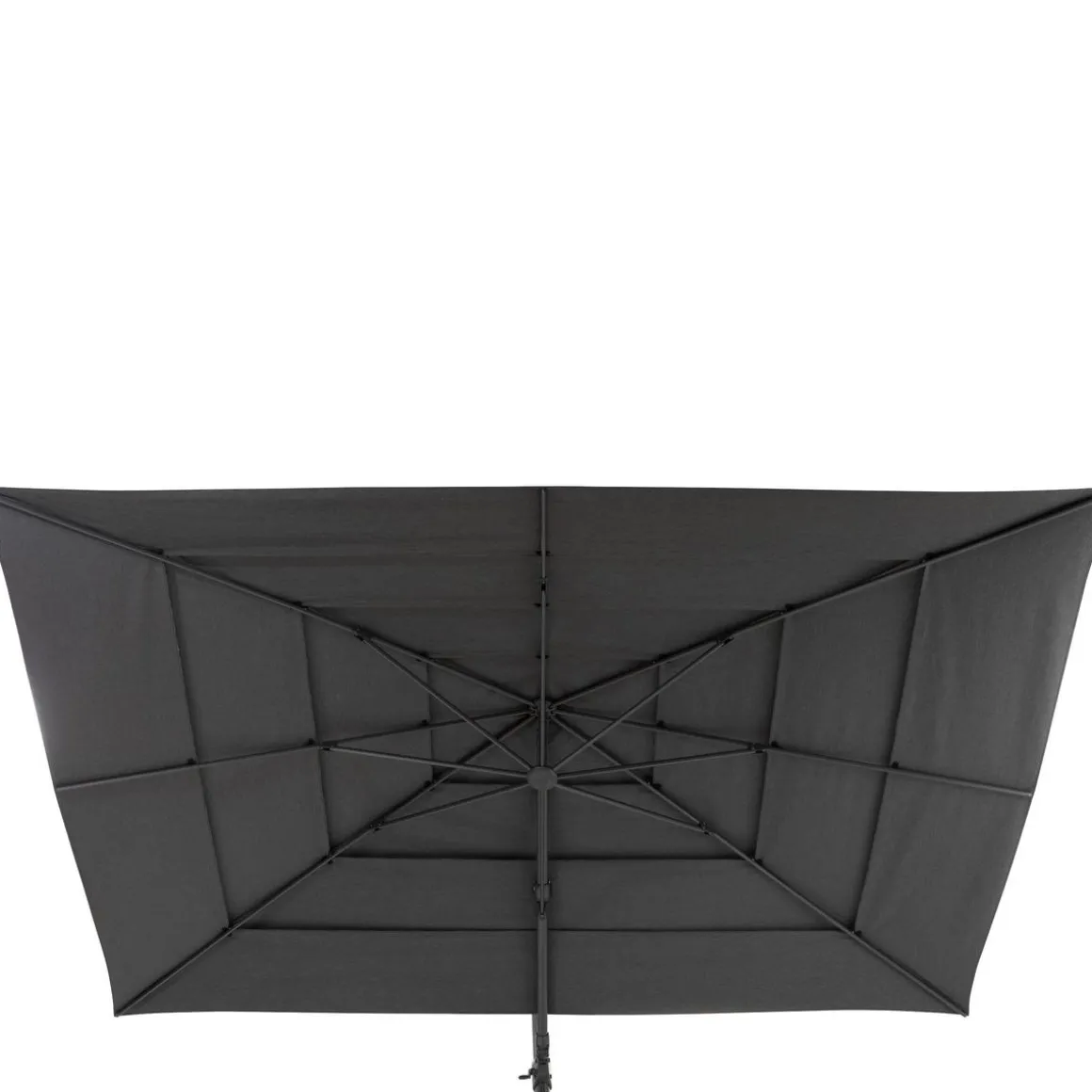 PARASOL DECENTRE MELHIA 4X3M MULTI TOILE ANTHRACITE