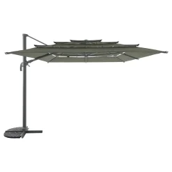 PARASOL DECENTRE MELHIA 4X3M MULTI TOILE LAURIER