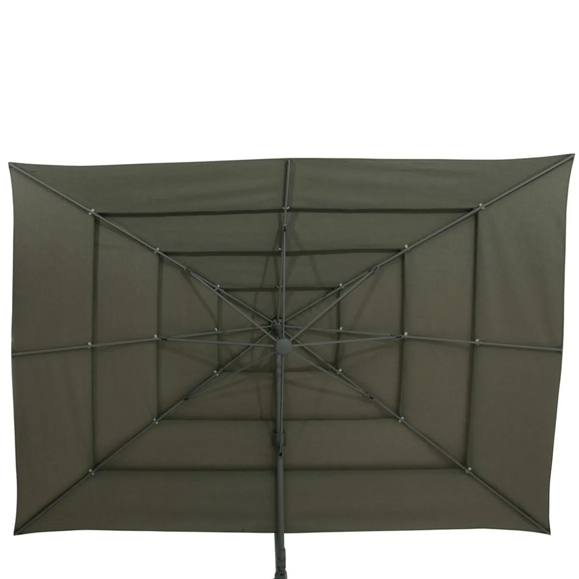 PARASOL DECENTRE MELHIA 4X3M MULTI TOILE LAURIER