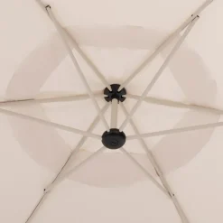 PARASOL DECENTRE 3M MANOA ARGILE BLE