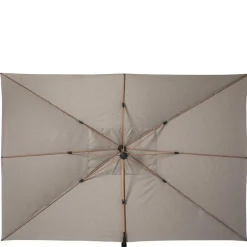 PARASOL DECENTRE SOLY 3X4M HONEY NOISETTE