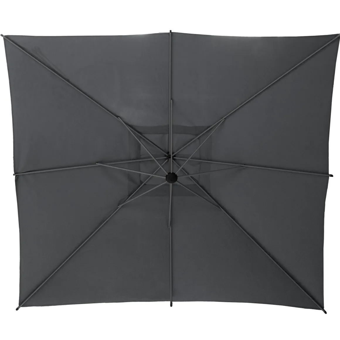PARASOL DECENTRE 2.5X2.5M MANOA ARDOISE