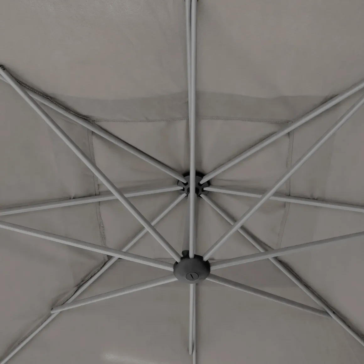 PARASOL DECENTRE 2.5X2.5M MANOA TAUPE