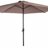 PARASOL ROND 2.3M MARRON