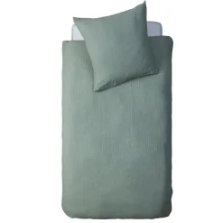 PARURE DOUBLE GAZE COTON NOISETTE 140X200CM
