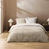 PARURE 240X220CM COTON RELIEF IMPRIME CLARA