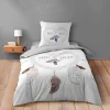 PARURE 140X200CM IMPRIME 42 FILS DESSIN PLACE HAPPY DREAM