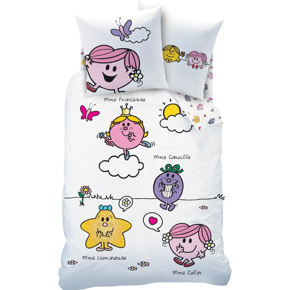 PARURE 140X200CM MONSIEUR ET MADAME HAPPYLIFE