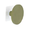 PATERE BAMBOU BOIS GRAVE D.8CM VERT OLIVE