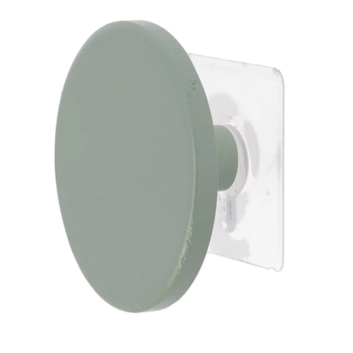 PATERE BAMBOU D.8.5CM PEINT SUR STICKER KAKI