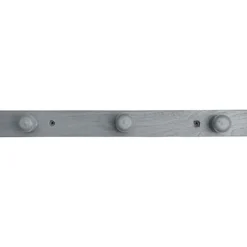 PATERE BOIS A FIXER 3 CROCHETS   GRIS