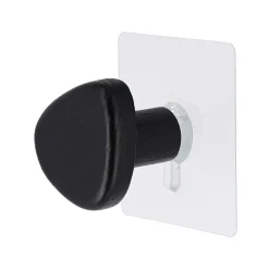 PATERE BOIS FORME GALET PETIT MODELE NOIR