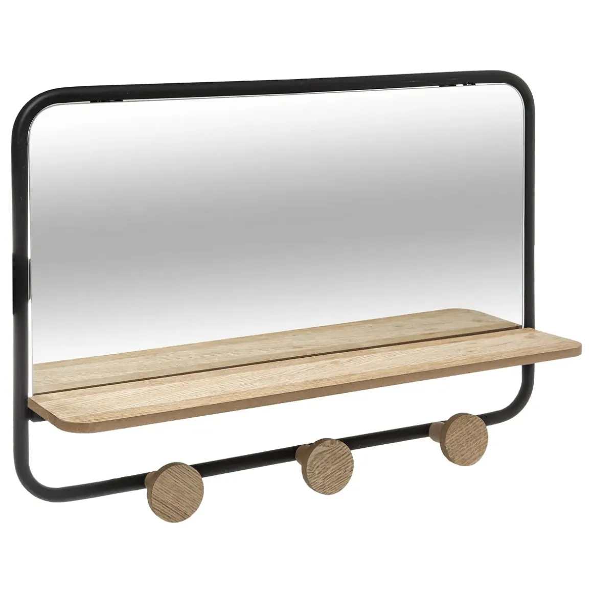PATERE MIROIR ET ETAGERE FILO