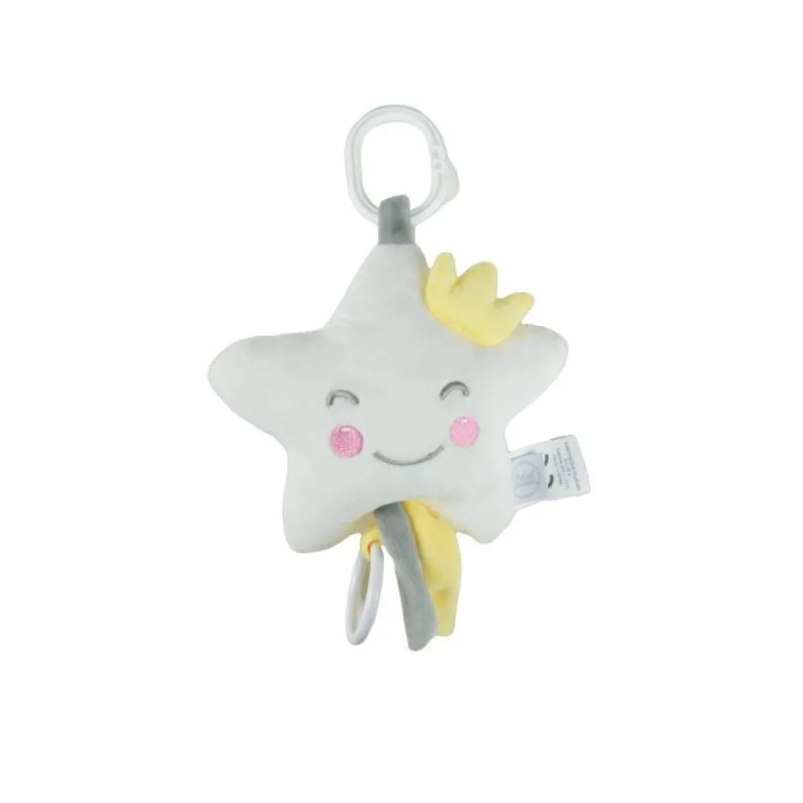 PELUCHE MUSICALE ETOILE 15X5X15CM