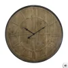 PENDULE BOIS METAL D.80CM
