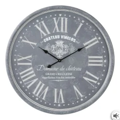 PENDULE GRAVE GRIS D.78CM