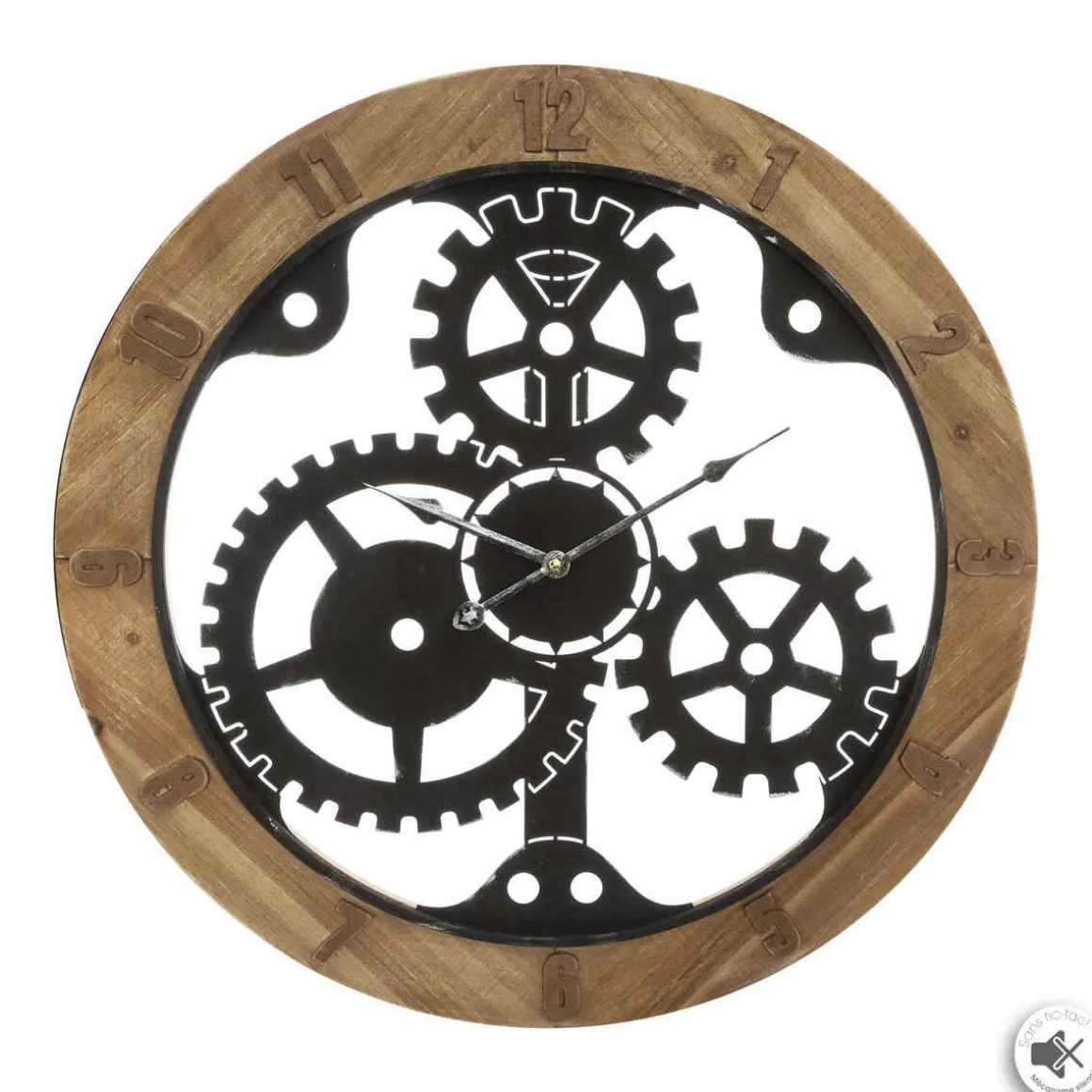 PENDULE METAL MECANIQUE D.58CM