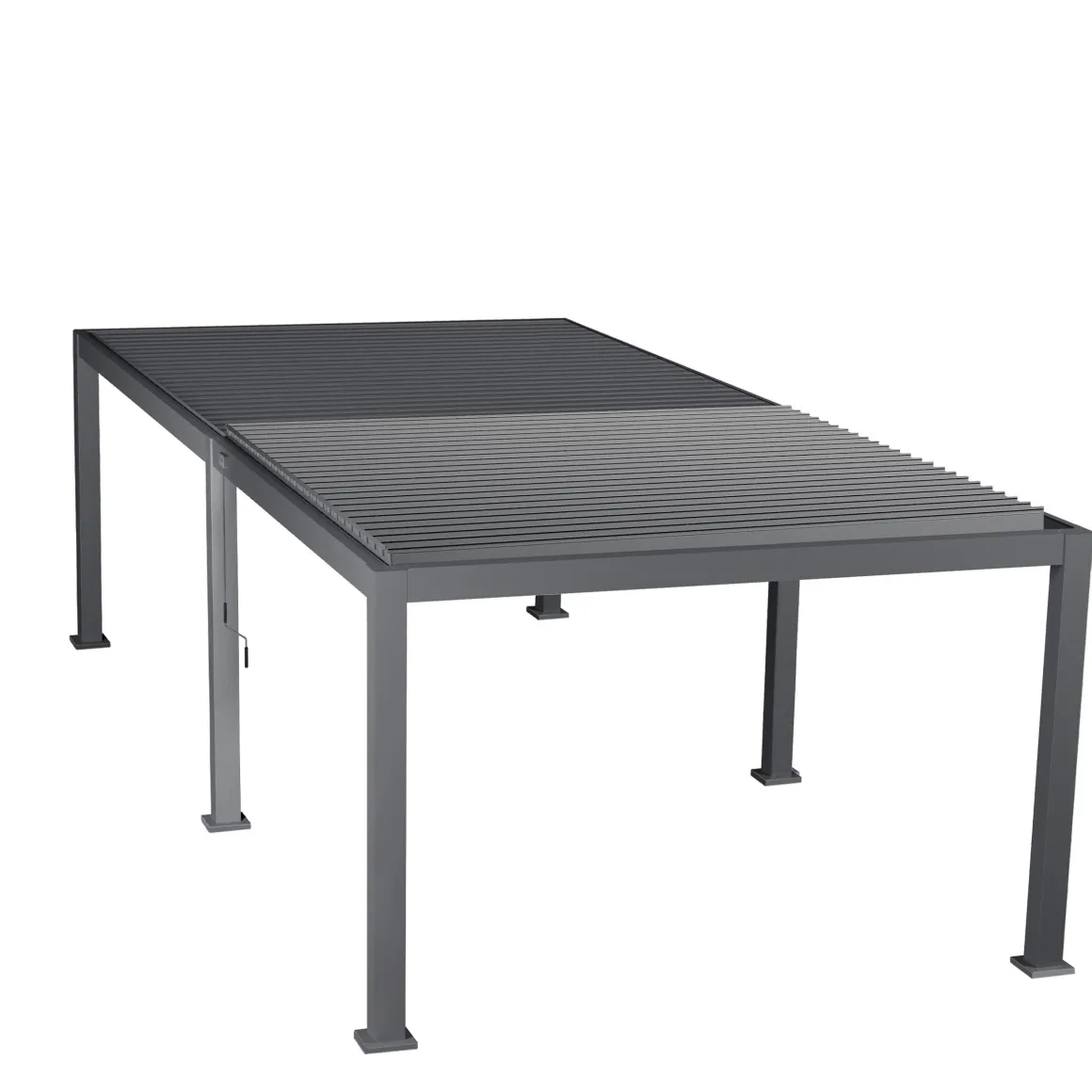 PERGOLA EVORA 6X3.6M GRAPHITE