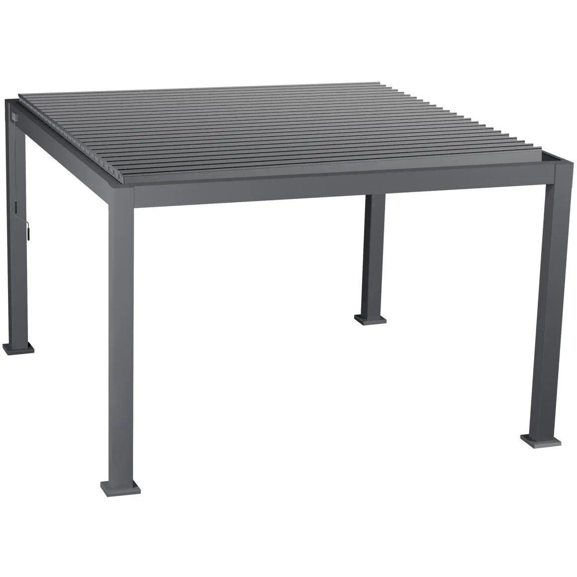 PERGOLA EVORA 3.6X3.6M GRAPHITE
