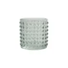 PHOTOPHORE BULLE VERRE TEINTE 7X7.7CM CELADON
