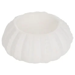 PHOTOPHORE CERAMIQUE OCEANIA BLANC H.3.5CM