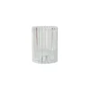 PHOTOPHORE REVERSIBLE VERRE TRANSPARENT 5.5X7.5CM
